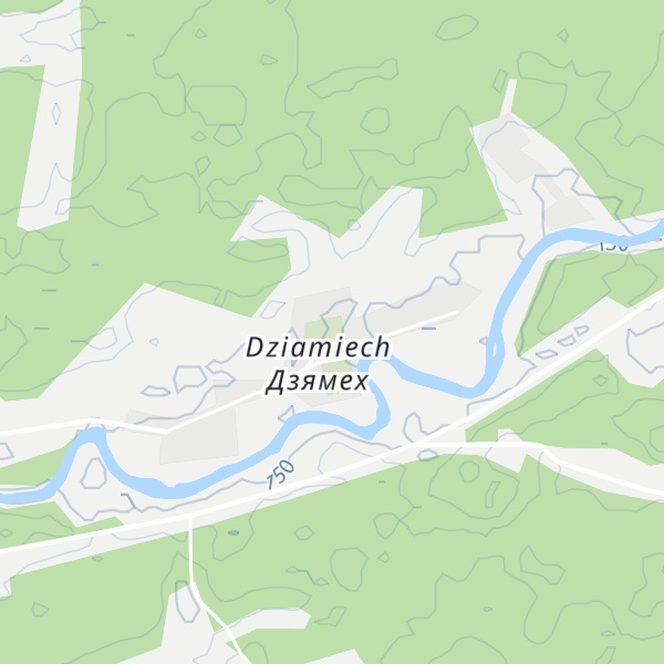 Map of Palyaўnichaya Gaspadarka «Eўrapark»