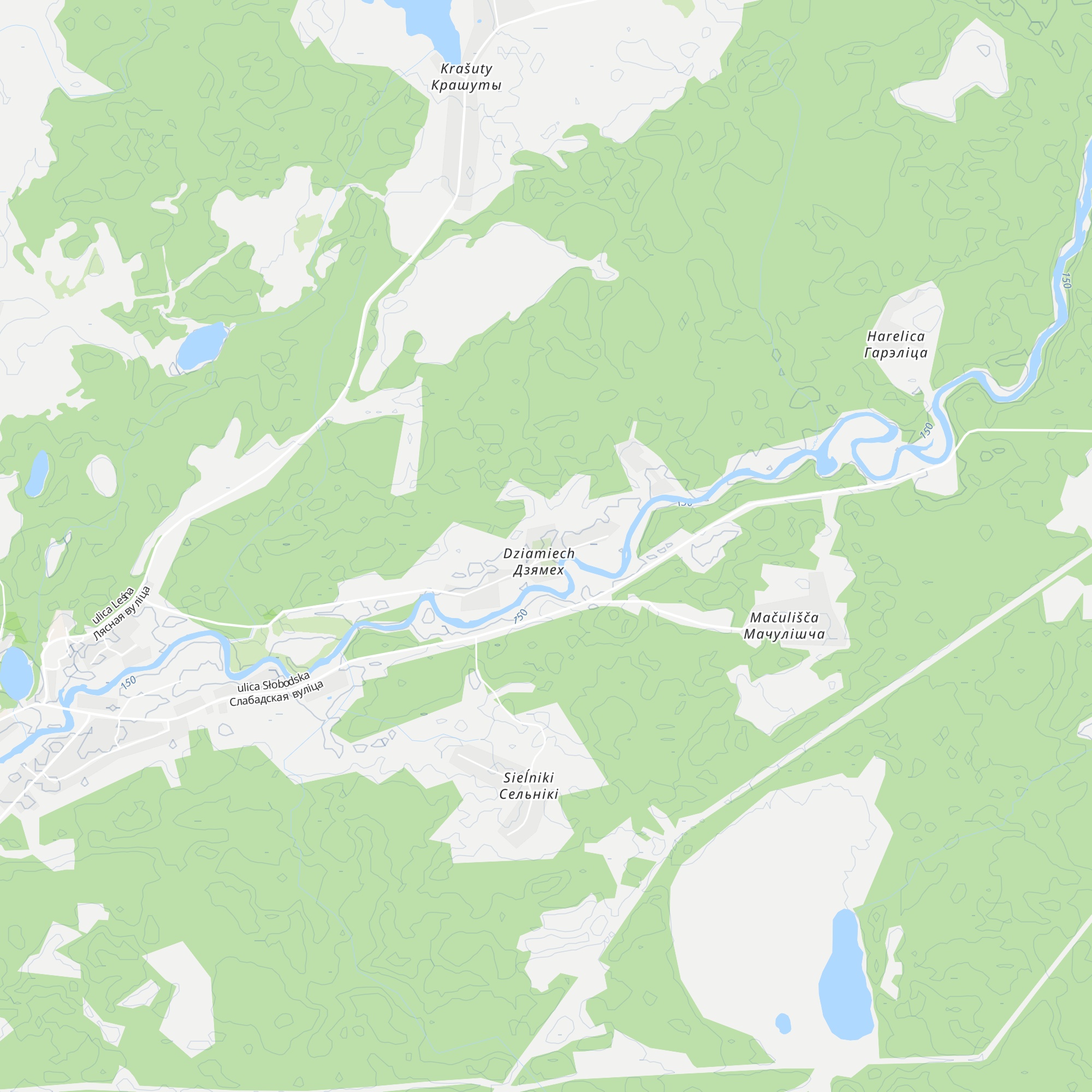 Palyaўnichaya Gaspadarka «Eўrapark» map