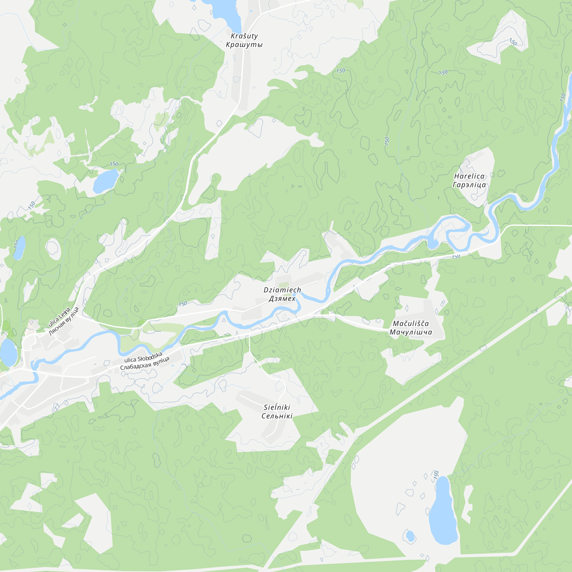 Palyaўnichaya Gaspadarka «Eўrapark» map