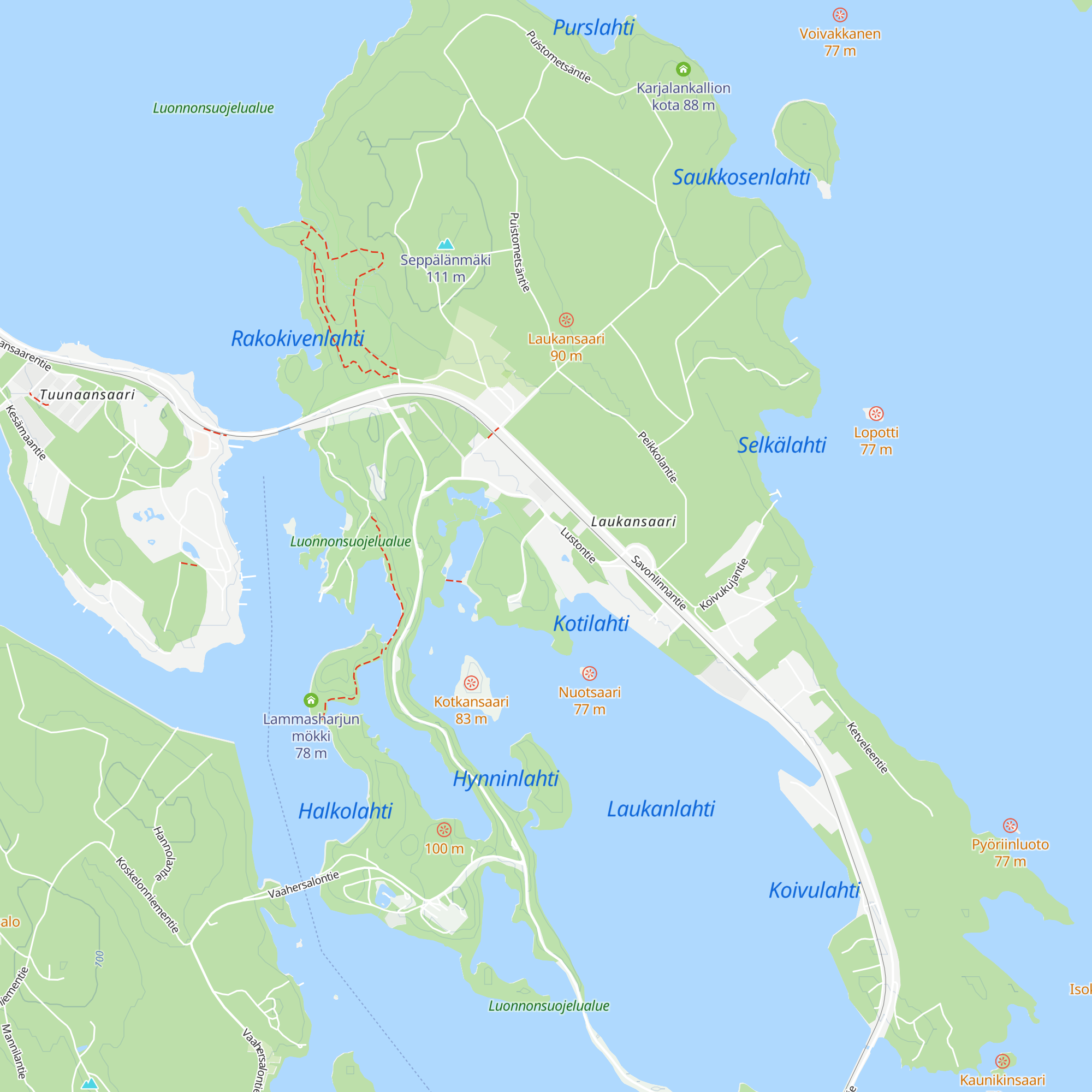 Punkaharjun matkailuneuvonta map