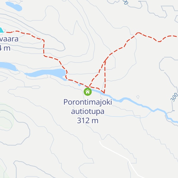 Map of Porontimajoki myllytupa