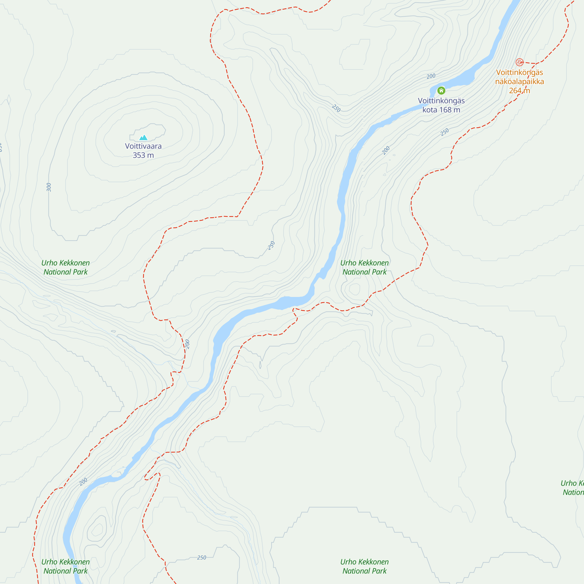 Alimmainen Hirvashauta kota map
