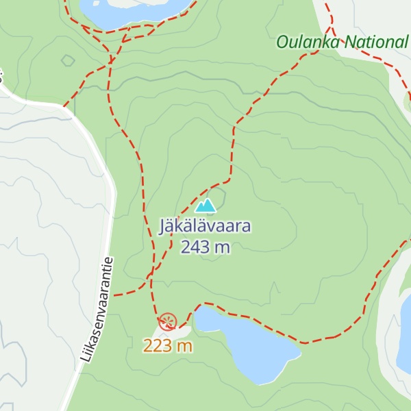 Map of Jäkälävaara