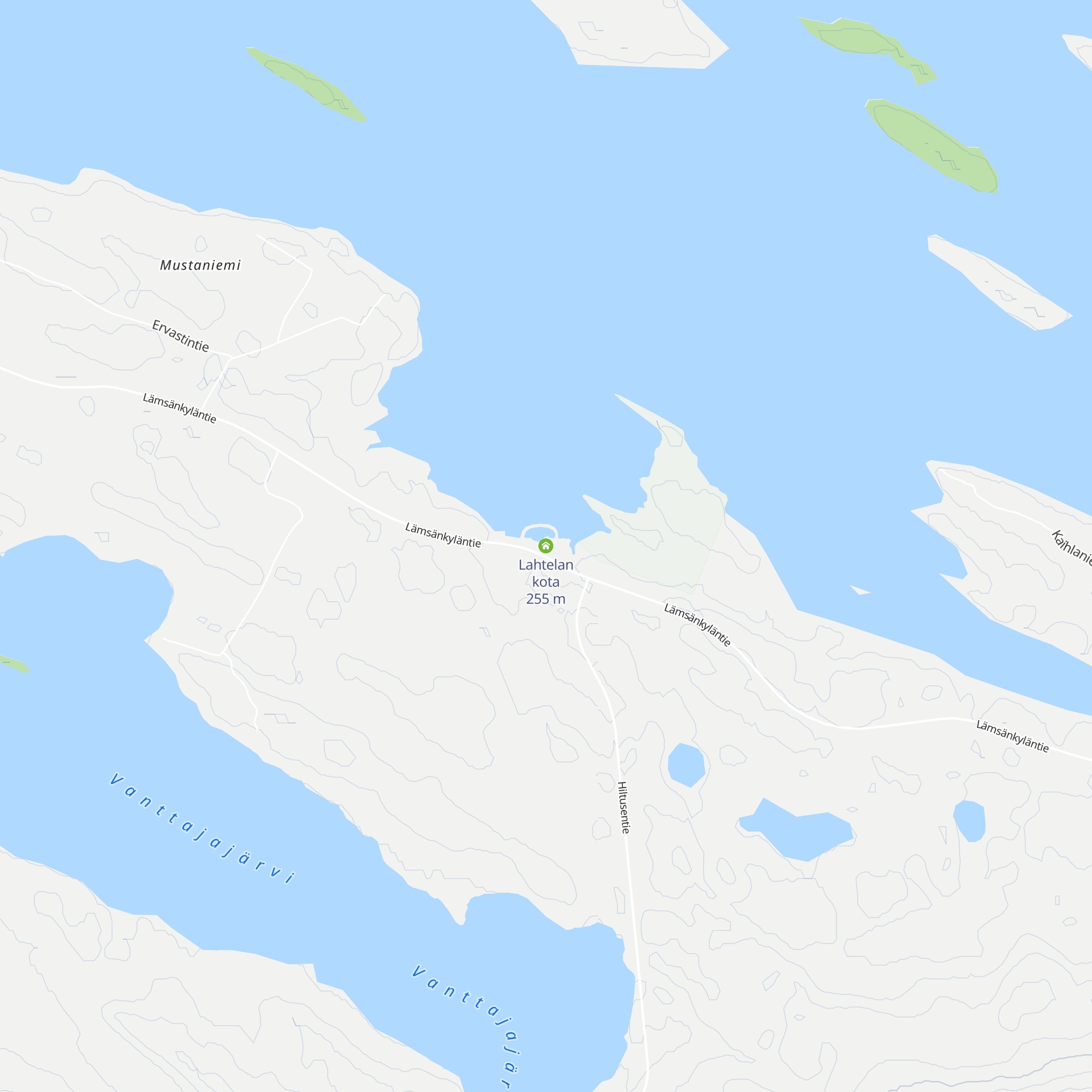 Lahtelan kota map