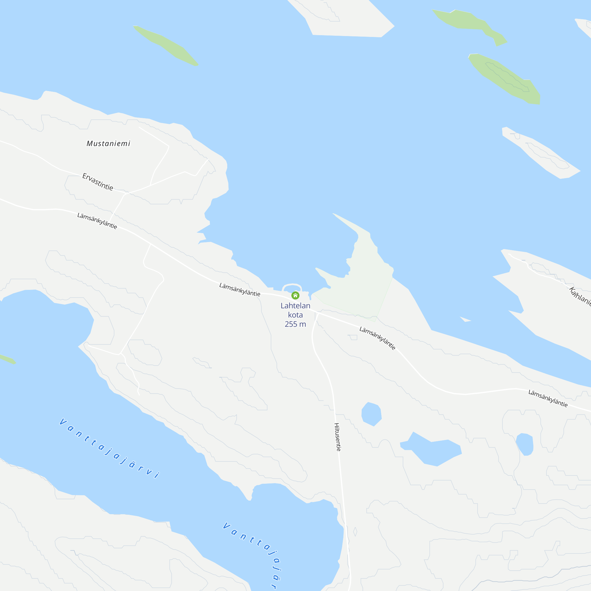 Lahtelan kota map