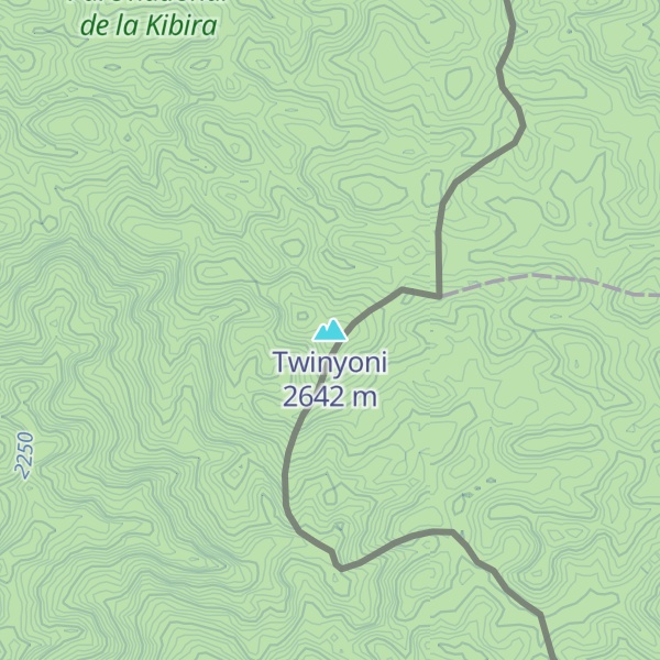 Map of Twinyoni