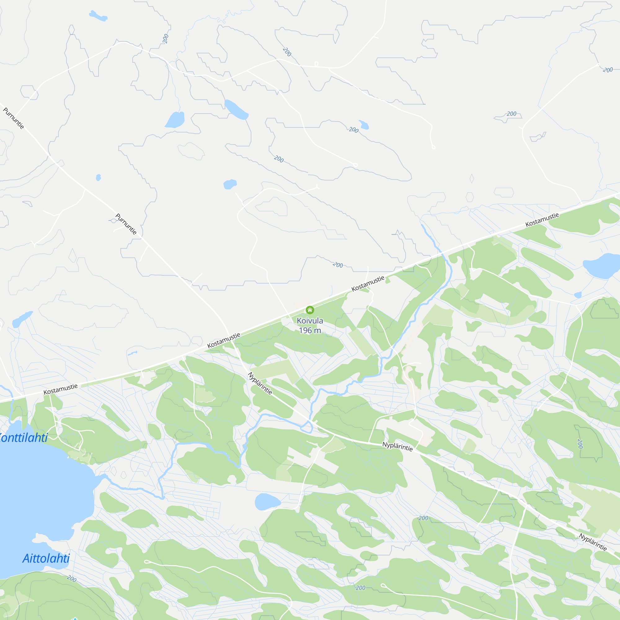 Koivula map