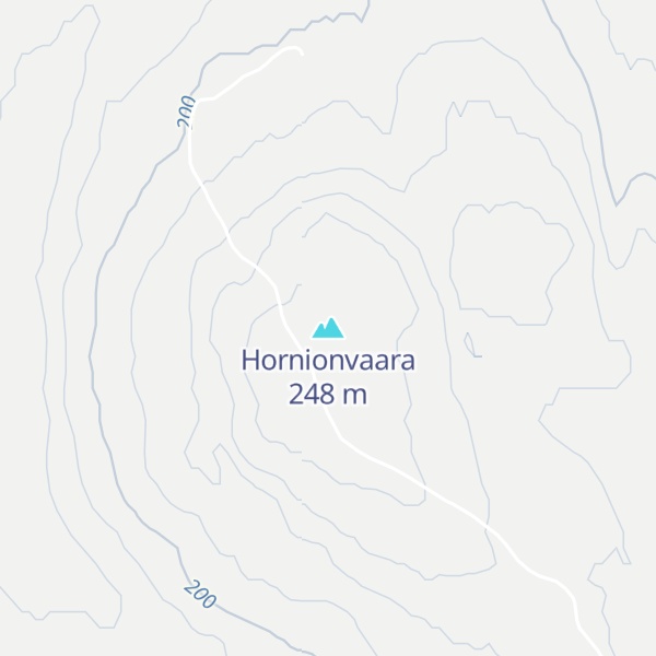 Map of Hornionvaara