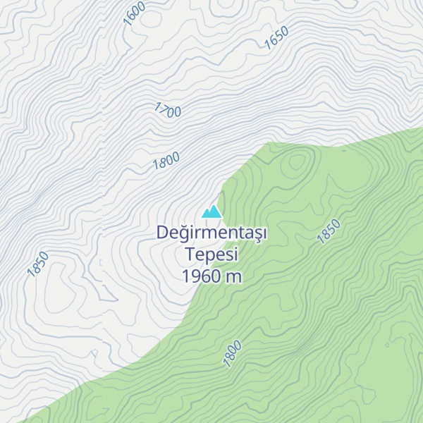 Map of Değirmentaşı Tepesi