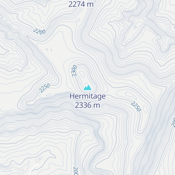 Map of Hermitage