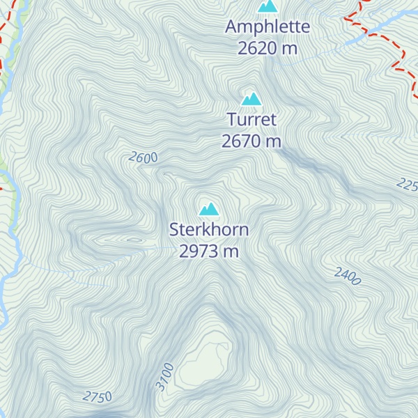 Map of Sterkhorn