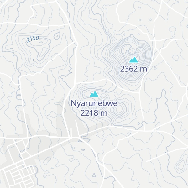 Map of Nyarunebwe