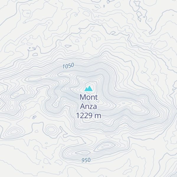 Map of Mont Anza