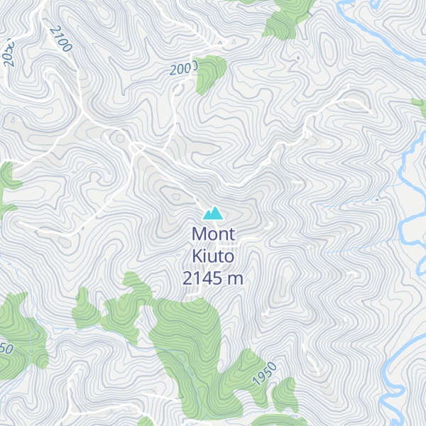 Map of Mont Kiuto