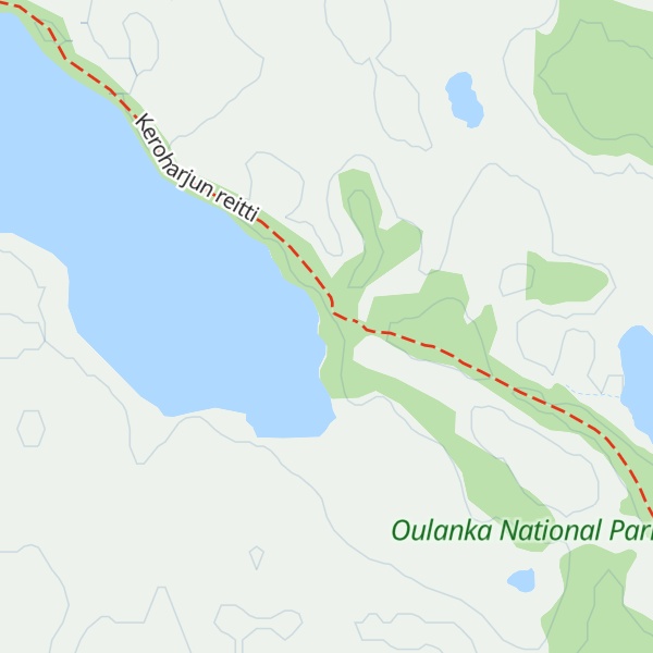 Map of Kerojärvi autiotupa
