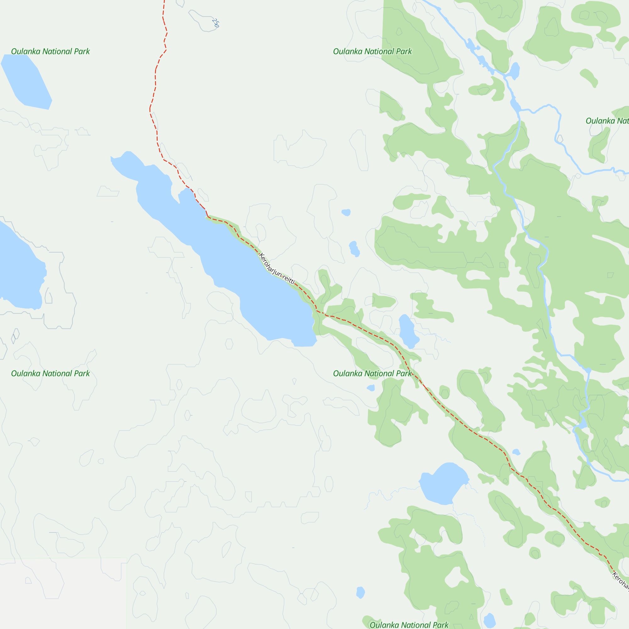 Kerojärvi autiotupa map