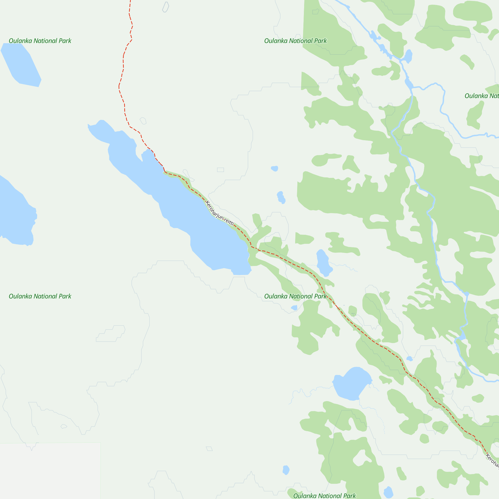 Kerojärvi autiotupa map