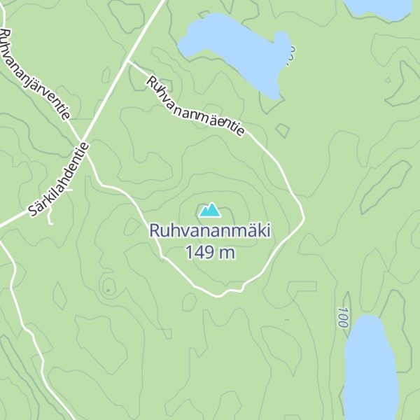 Map of Ruhvananmäki