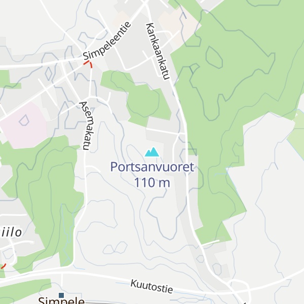 Map of Portsanvuoret