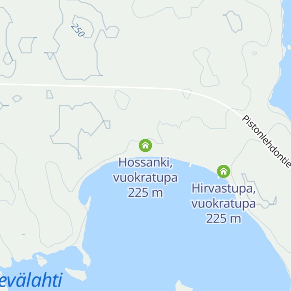 Map of Hossanki, vuokratupa
