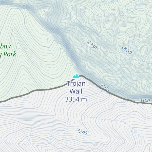 Map of Trojan Wall