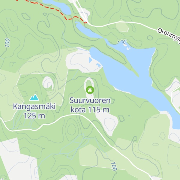 Map of Suurvuoren kota