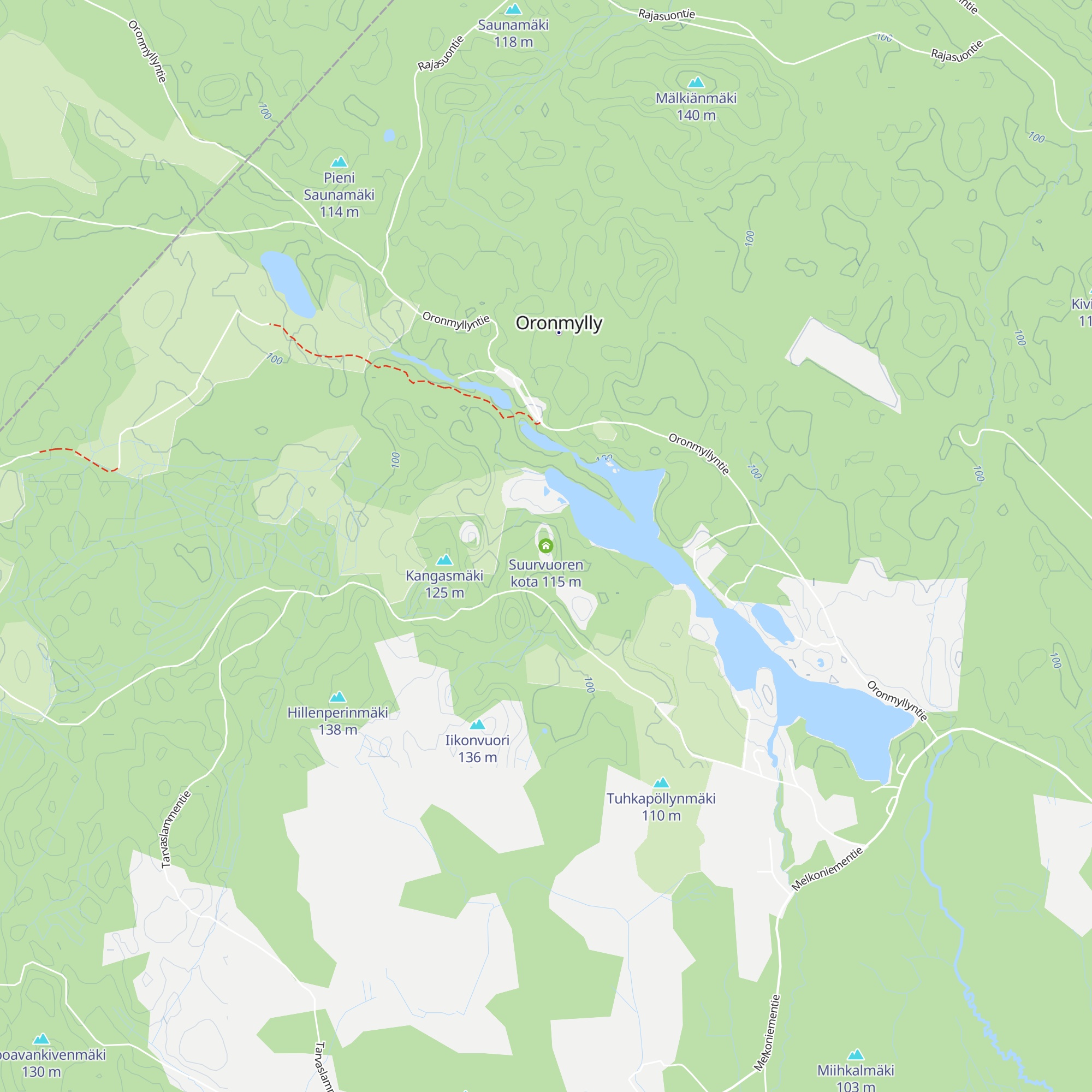 Suurvuoren kota map