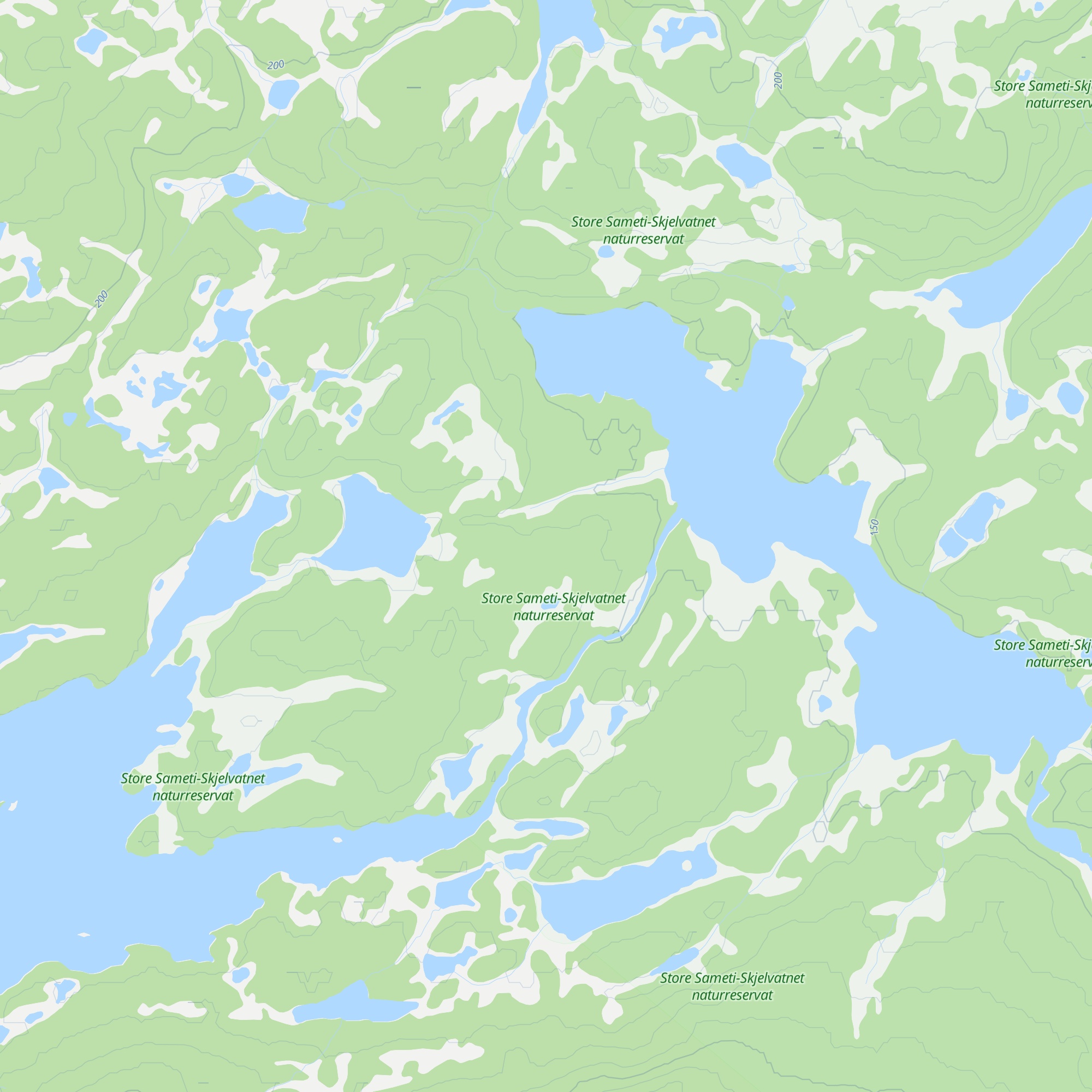 Oksvannskoia map