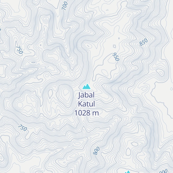 Map of Jabal Katul