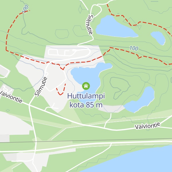 Map of Huttulampi kota