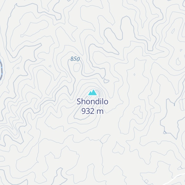 Map of Shondilo