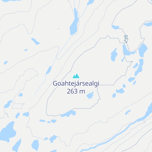 Map of Goahtejársealgi