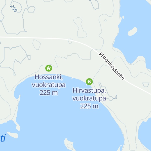 Map of Peurapirtti, vuokratupa