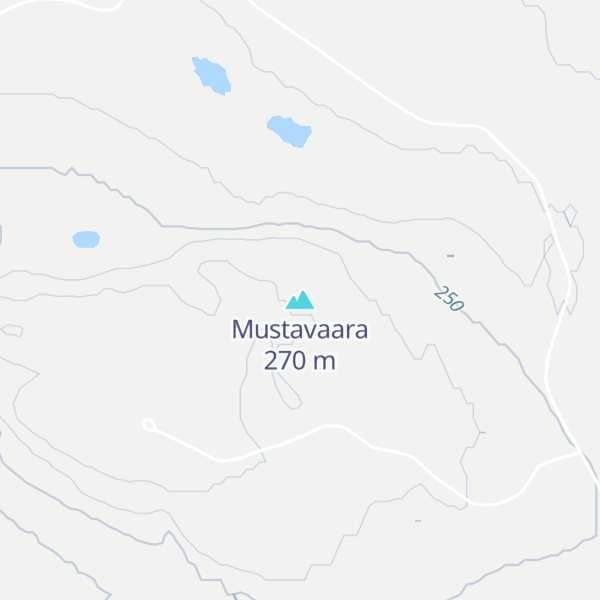 Map of Mustavaara