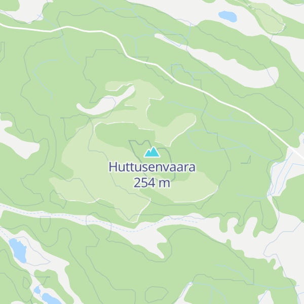 Map of Huttusenvaara