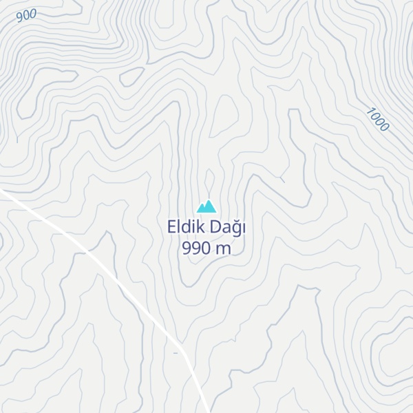 Map of Eldik Dağı