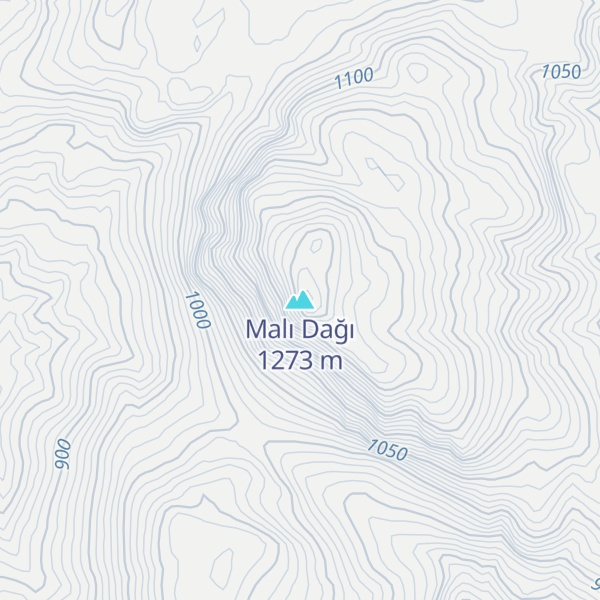 Map of Malı Dağı