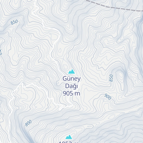 Map of Güney Dağı