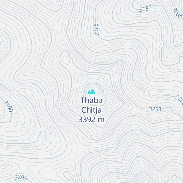 Map of Thaba Chitja