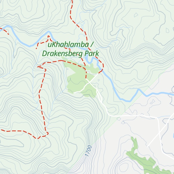 Map of Pholela Hut