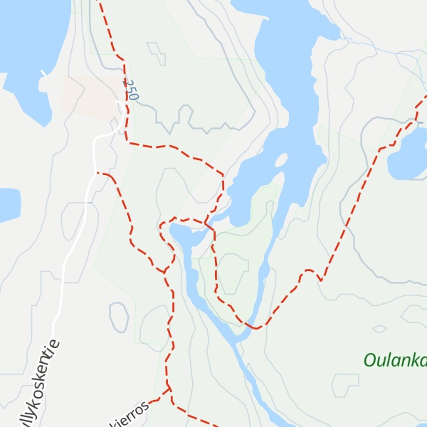 Map of Myllytupa Day Trip Hut