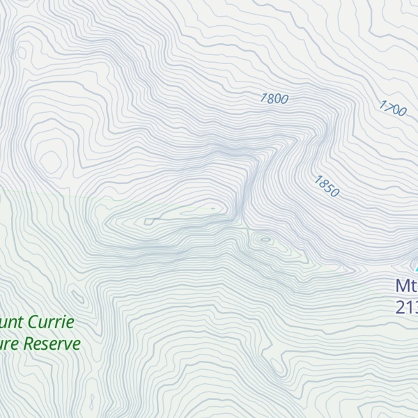 Map of Mount Currie