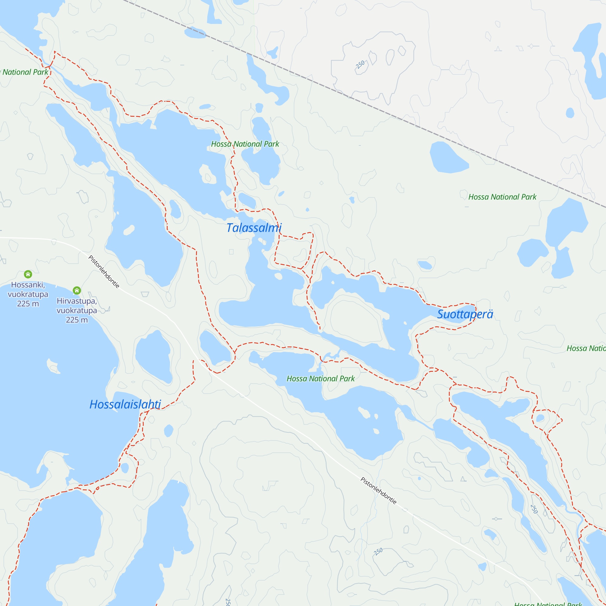Puukkojärvi autiotupa map