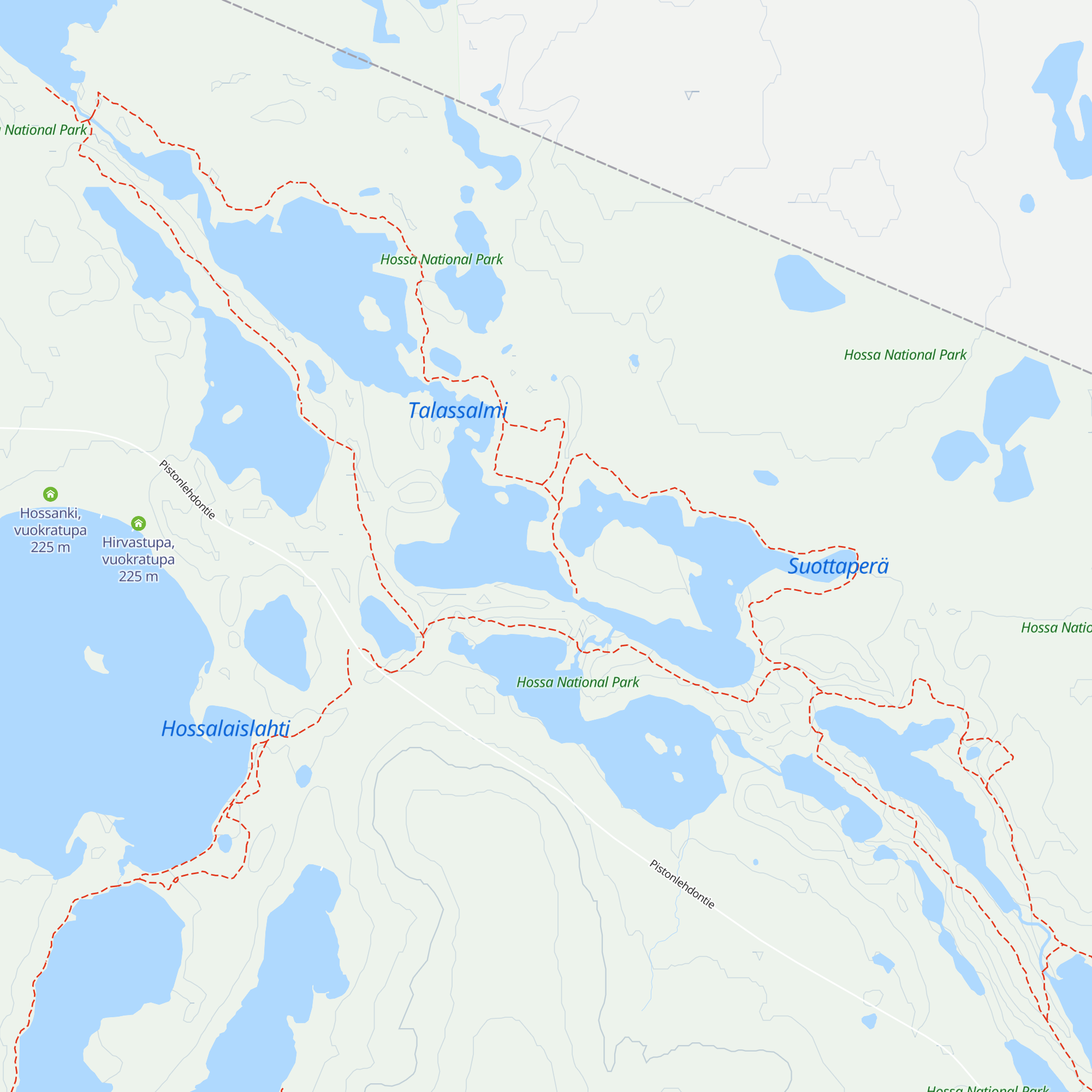 Puukkojärvi autiotupa map
