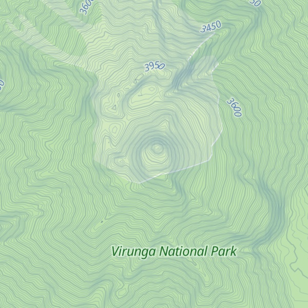 Map of Mont Mikeno