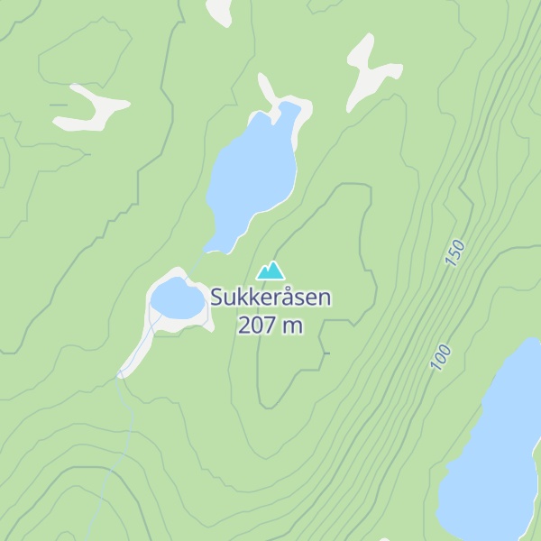 Map of Sukkeråsen
