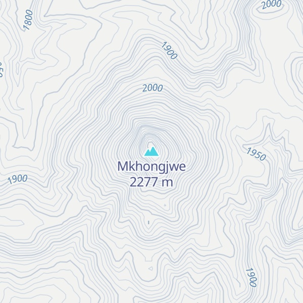Map of Mkhongjwe