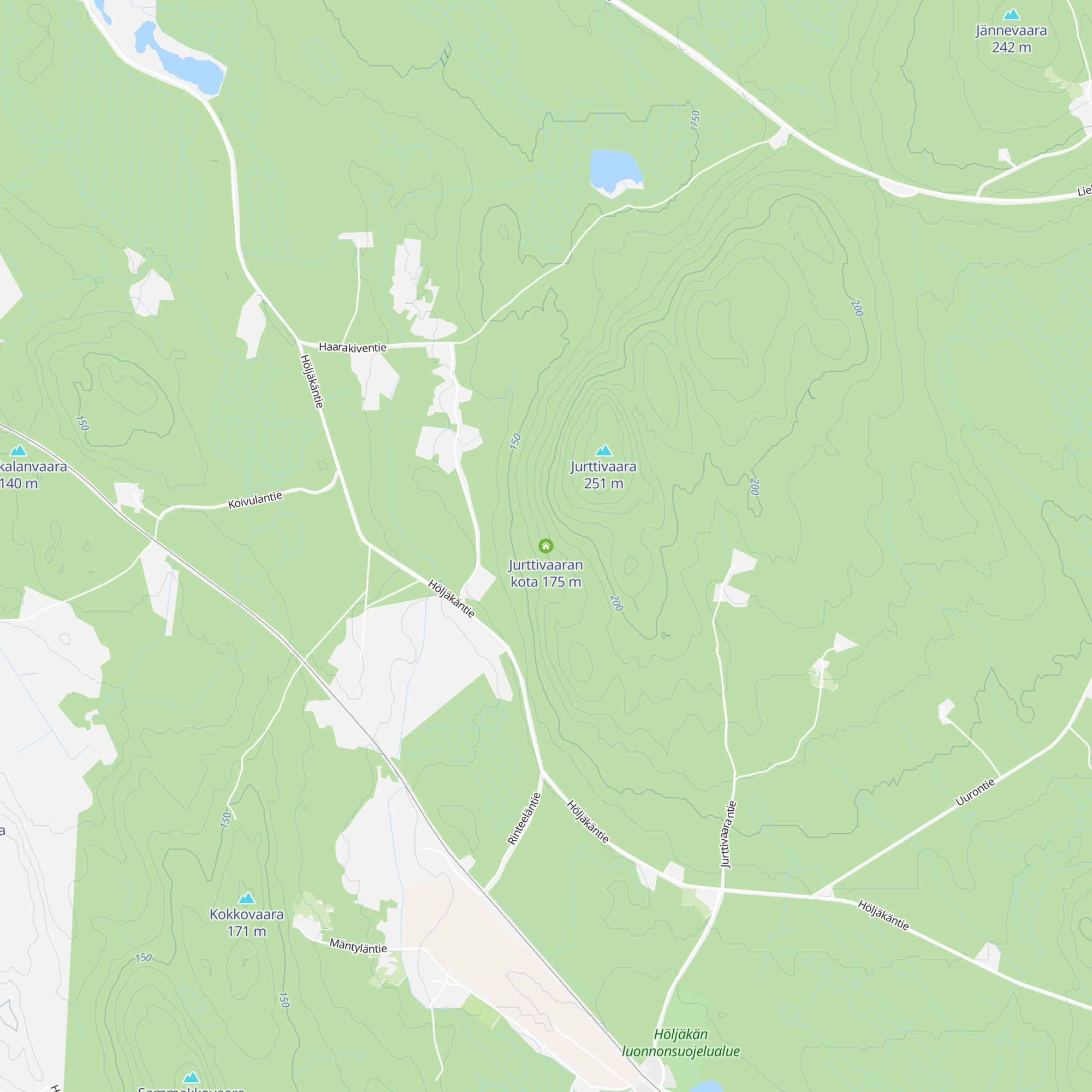 Jurttivaaran kota map