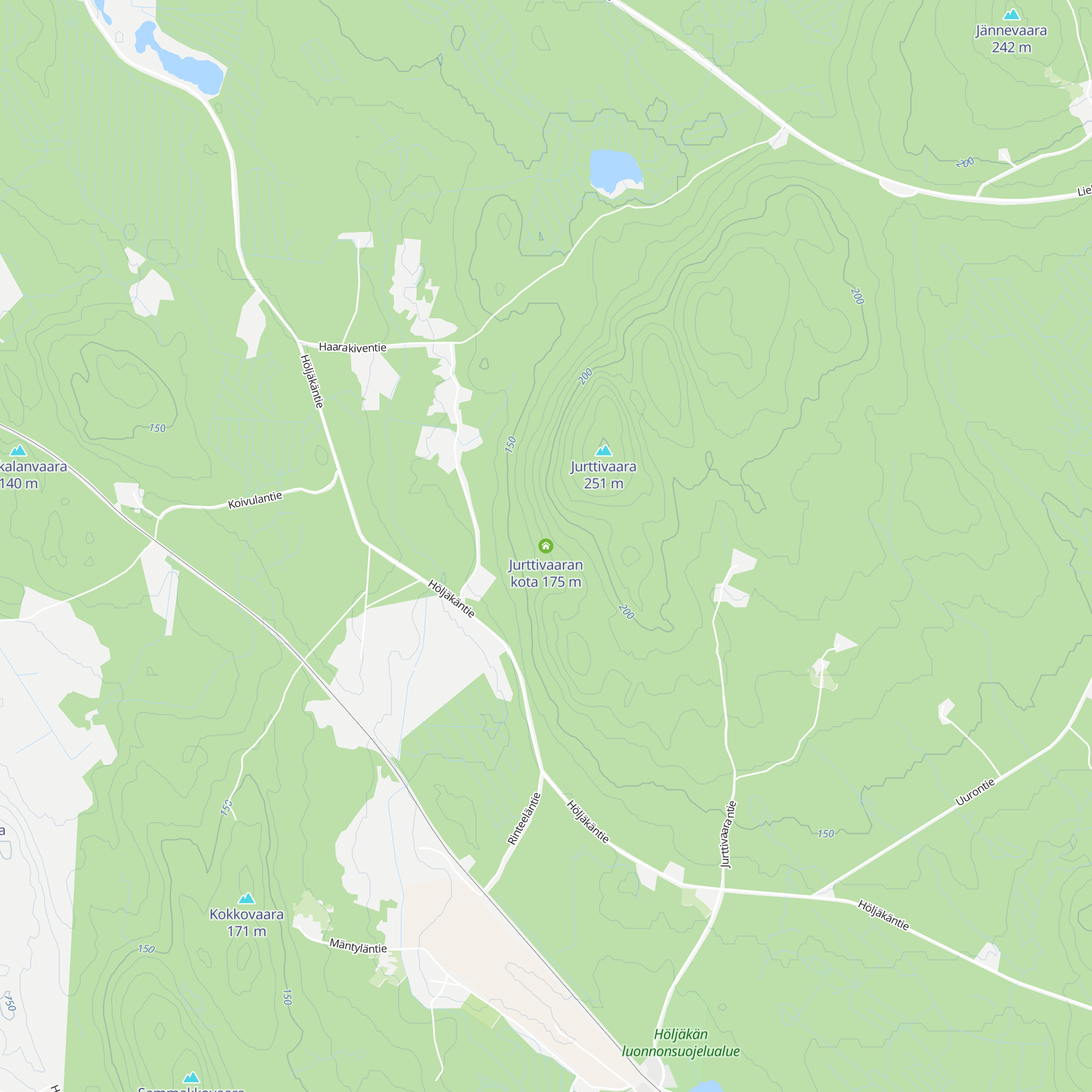 Jurttivaaran kota map
