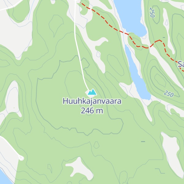 Map of Huuhkajanvaara